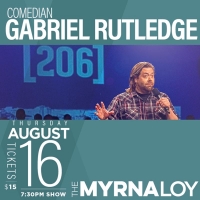 Comedian Gabriel Rutledge at the Myrna Loy Comedian Gabriel Rutledge at the Myrna Loy