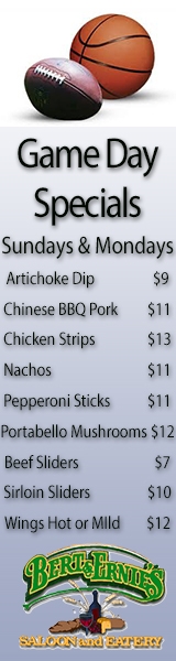 Game Day Appetizer Specials B & E Game Day Appetizer Specials B & E