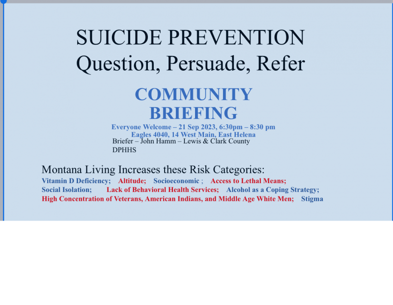 Suicide prevention 