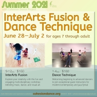 InterArts Fusion Summer Camp at Cohesion Dance Project InterArts Fusion Summer Camp at Cohesion Dance Project