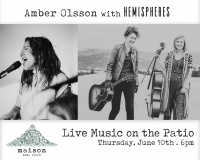Live Music on the Patio at Maison Live Music on the Patio at Maison