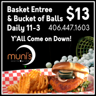 Bucket and a Basket at Muni's Sports Grille
