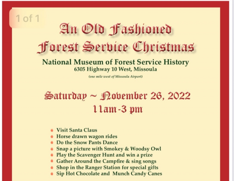An Old Fashioned Forest Service Christmas 