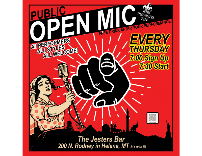 Open Mic Thursdays at The Jesters