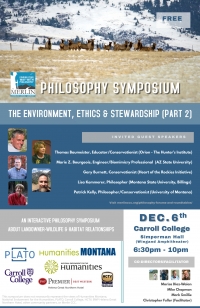 Philosophy Symposium: Landowner& Habitat Relationships Philosophy Symposium: Landowner& Habitat Relationships