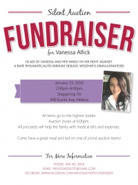Silent Auction Fundraiser for Vanessa Allick Silent Auction Fundraiser for Vanessa Allick