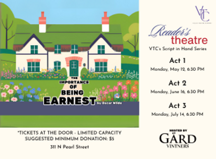 VTC's Script-in-Hand Series The Importance of Being Earnest Act 1 VTC's Script-in-Hand Series The Importance of Being Earnest Act 1