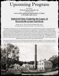 Industrial Eden: Legacy of Haywardville on Spot Pond Industrial Eden: Legacy of Haywardville on Spot Pond