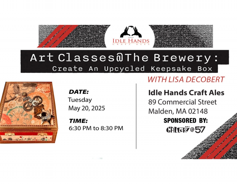 Art Classes@The Brewery: Upcycled Keepsake Box Art Classes@The Brewery: Upcycled Keepsake Box