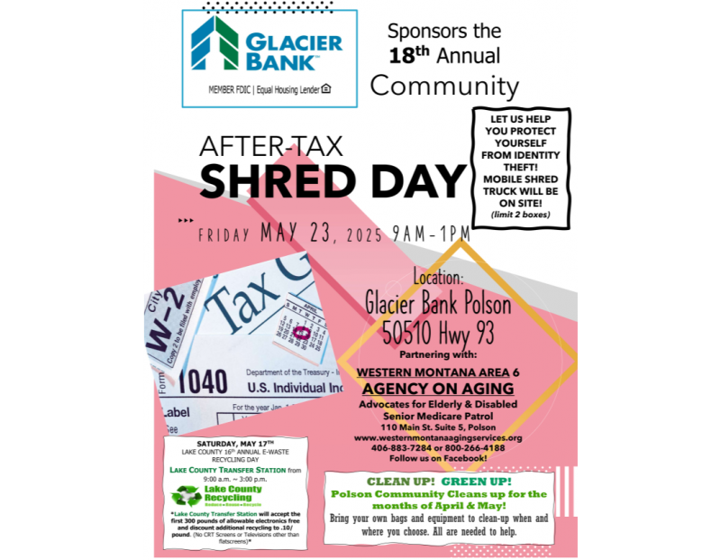 Annual Community After-Tax SHRED DAY Annual Community After-Tax SHRED DAY