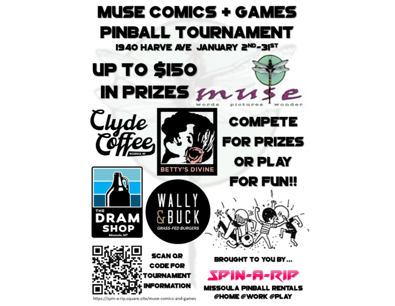 Muse Comics & Games January Pinball Tournament