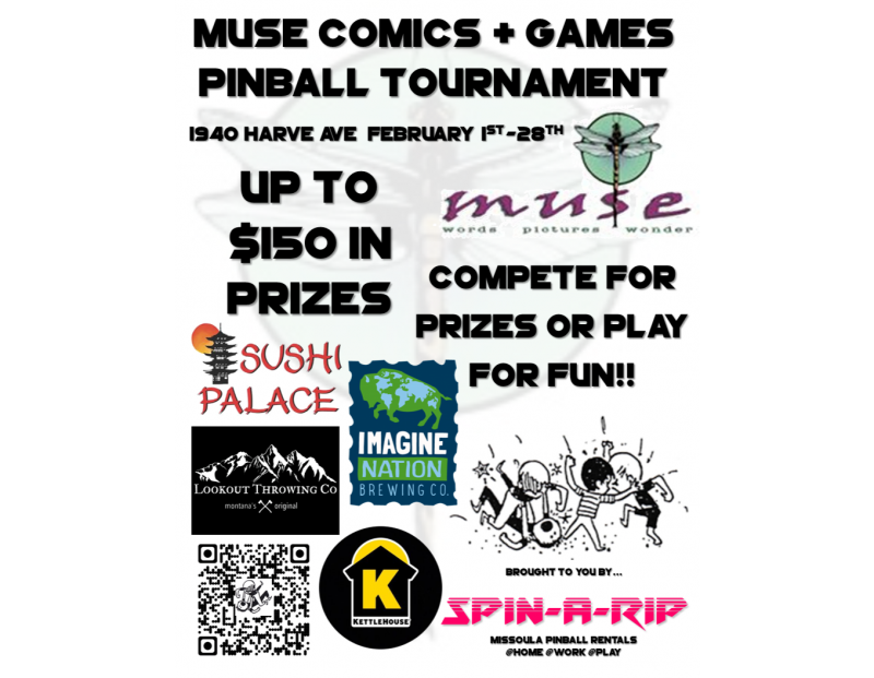 Muse Comics & Games February Pinball Tournament