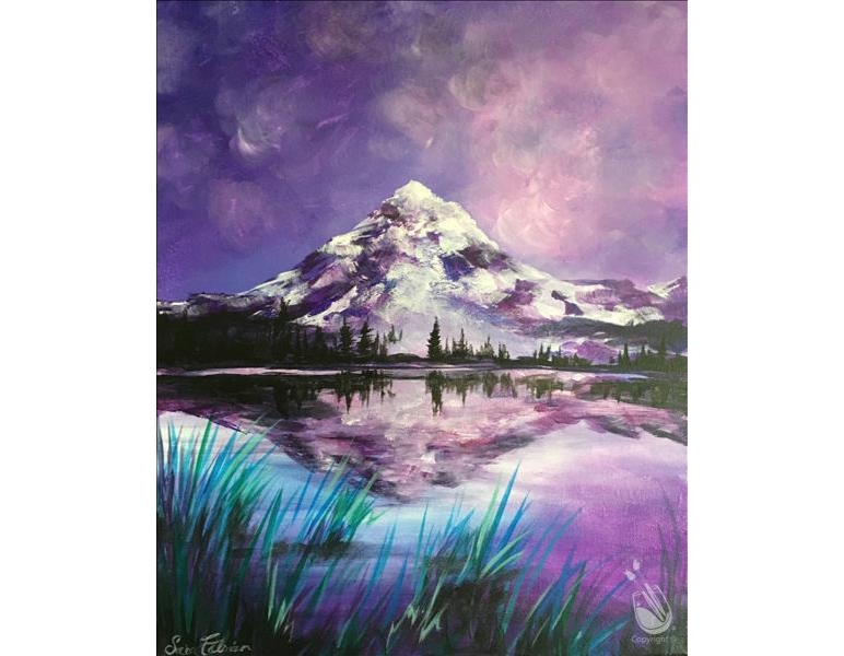 Purple Mountain Majesty Paint Class