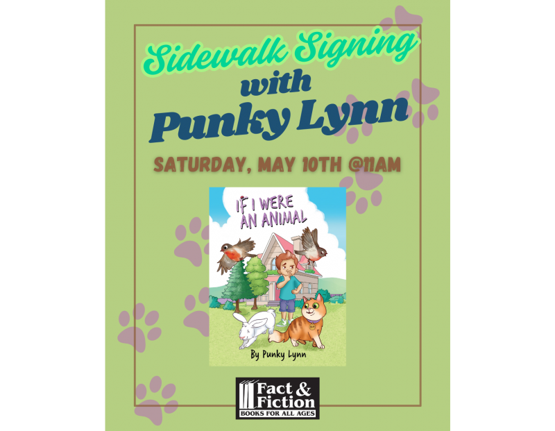 Sidewalk Signing with Punky Lynn Sidewalk Signing with Punky Lynn