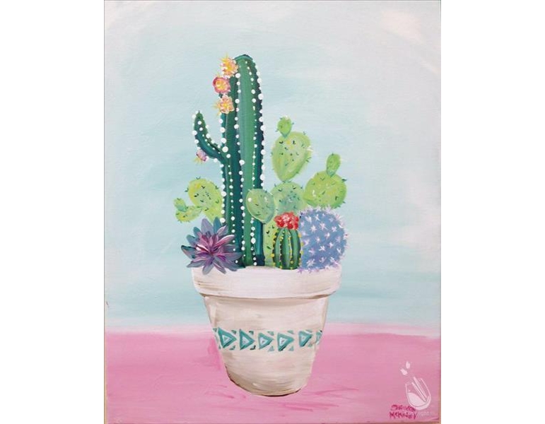 my little Cacti painting class my little Cacti painting class