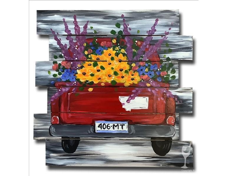 Montana Flower Truck Paint Class Montana Flower Truck Paint Class