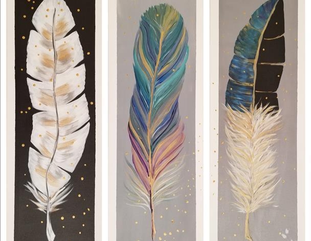 Paint and Sip: Pick your Feather