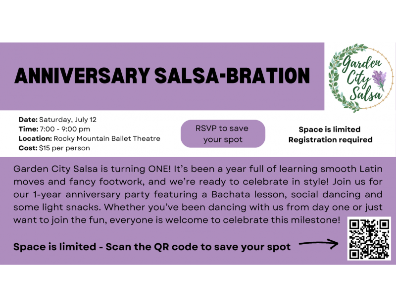 Anniversary Salsa-Bration Anniversary Salsa-Bration