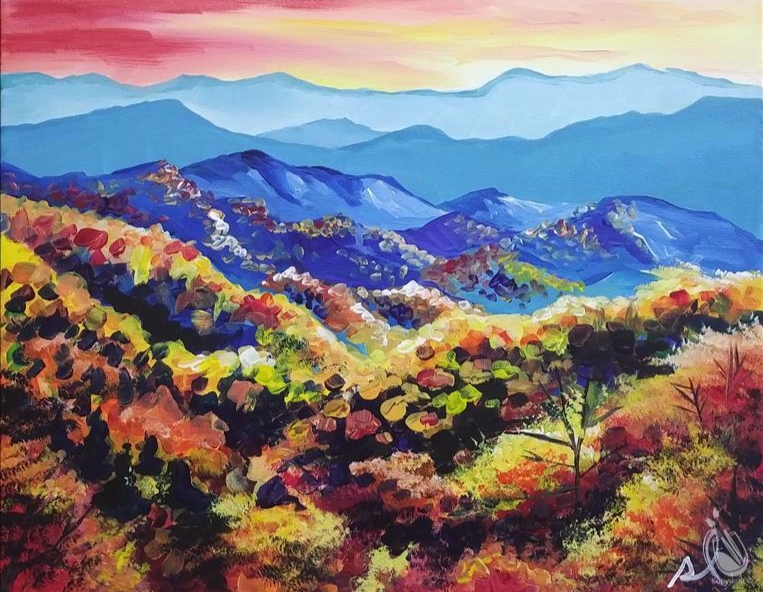 Paint and Sip: Mountains in Fall