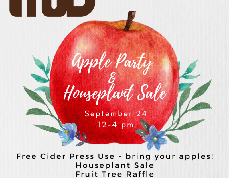 MUD Apple Party & Houseplant Sale