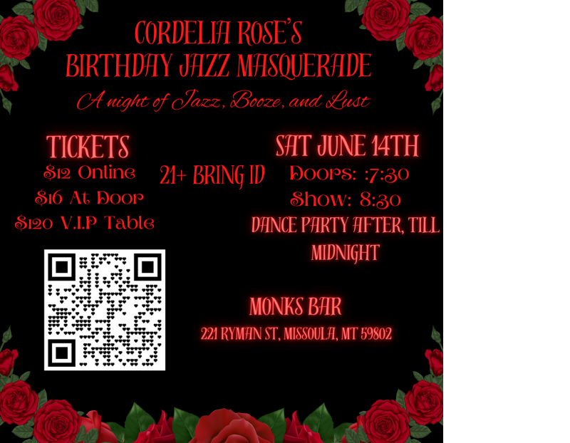Cordelia Rose's Birthday Show Cordelia Rose's Birthday Show