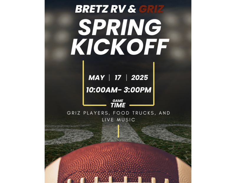 Bretz RV & Griz Spring Tailgate Kickoff Bretz RV & Griz Spring Tailgate Kickoff