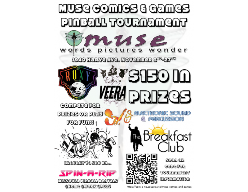 Muse Comics & Games November Pinball Tournament