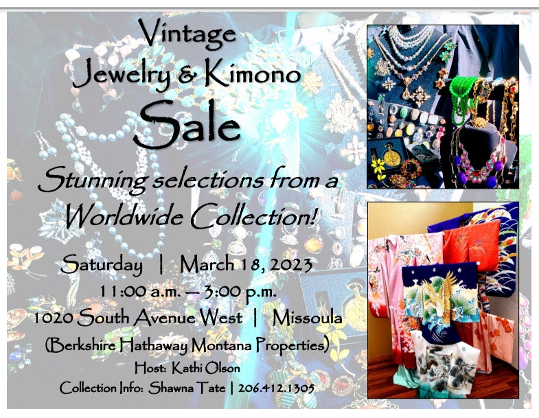 Vintage Jewelry & Kimono Sale 