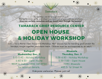 Holiday Workshop and Open House Holiday Workshop and Open House