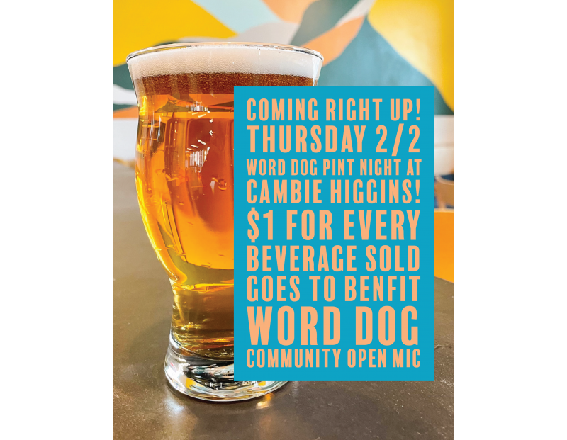 Pint Night for Word Dog Open Mic