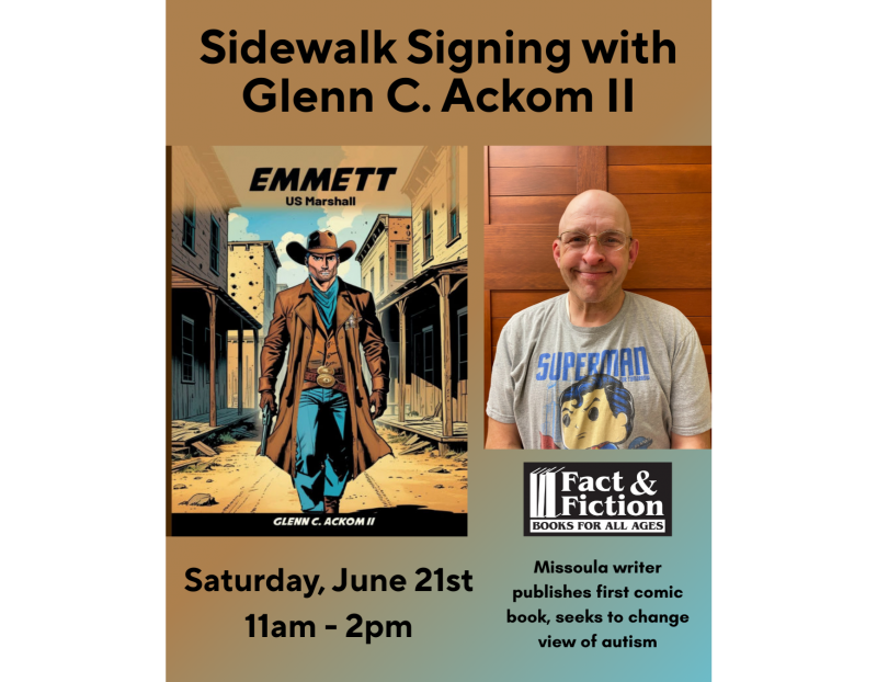 Sidewalk Signing with Glenn Ackom Sidewalk Signing with Glenn Ackom
