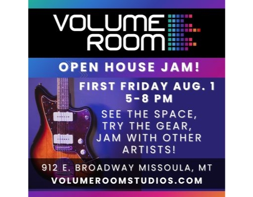 VolumeRoom First Friday Open Jam! VolumeRoom First Friday Open Jam!