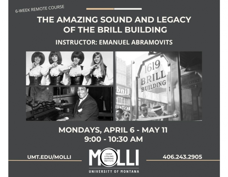 Image for The Amazing Sound and Legacy of the Brill Building event