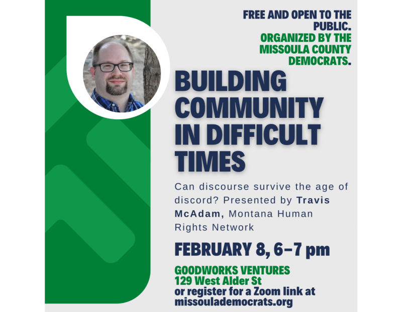 Lecture: Building Community in Difficult Times