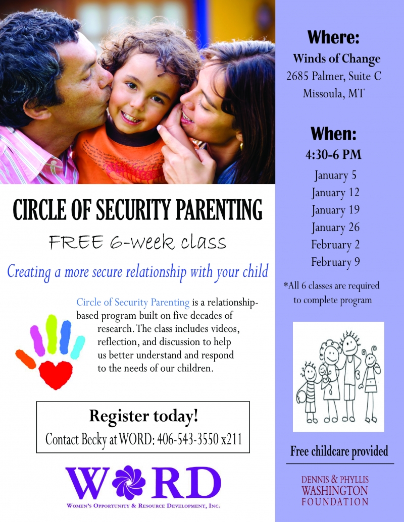 Circle of Security Parenting class 01/05/2016 Missoula ...