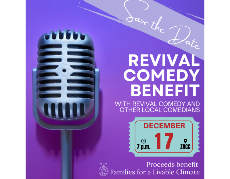 Revival Comedy Benefit: Families for a Livable Climate
