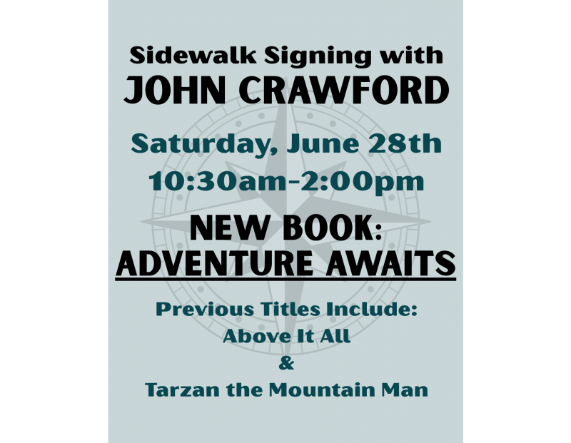 Sidewalk Signing with John Crawford Sidewalk Signing with John Crawford