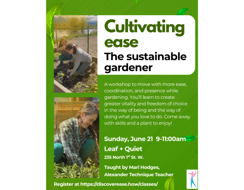 Image for Cultivating Ease in the Gardens - the Alexander Method event