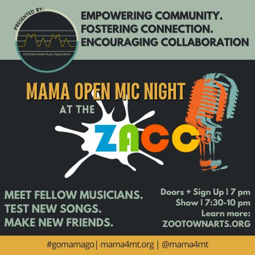 MAMA Open Mic Night at the ZACC