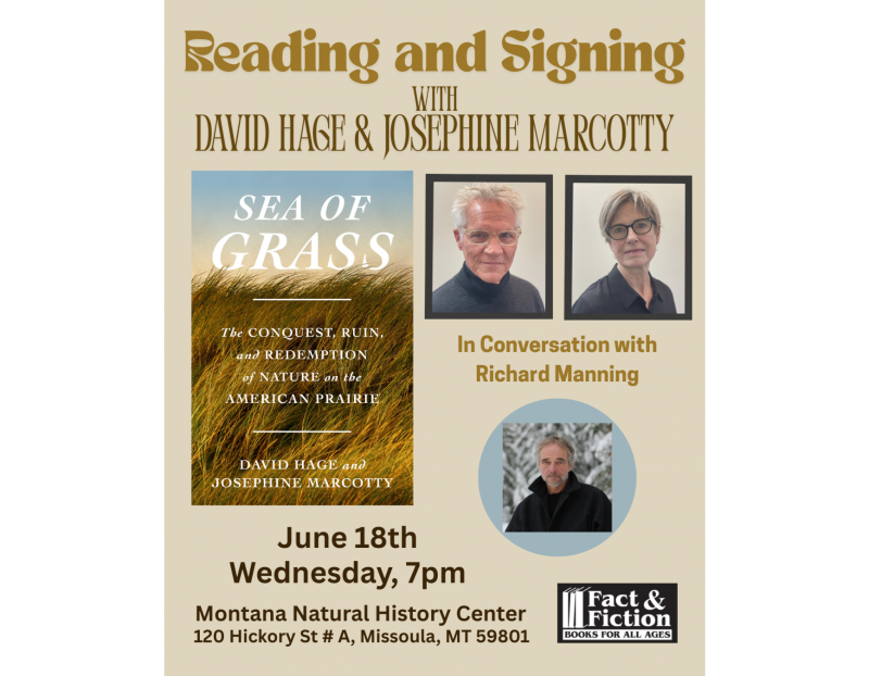 Book Event at Montana Natural History Center Book Event at Montana Natural History Center