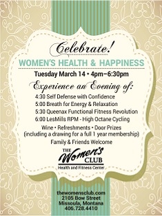 Celebrate Happy And Healthy Women Event 03142017 Missoula - 