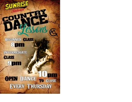 Country dance lessons & Open Dance