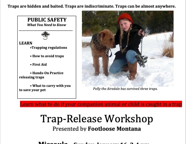 Trap-Release Workshop presented by Footloose Montana