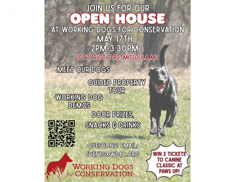 Working Dogs For Conservation Open House Working Dogs For Conservation Open House