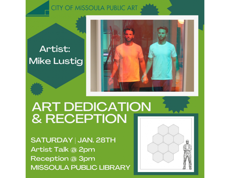 Art Dedication / Reception: Artist Mike Lustig