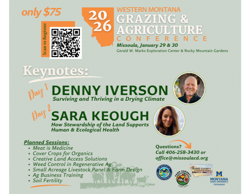 Image for Western Montana Grazing and Agriculture Conference event