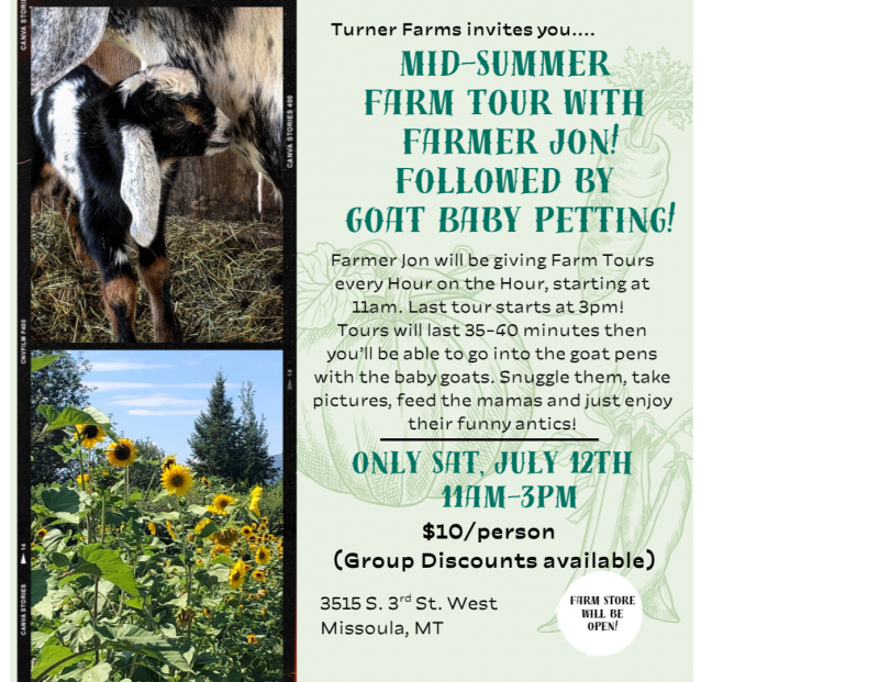 Farmer Tours and Goat Petting Farmer Tours and Goat Petting