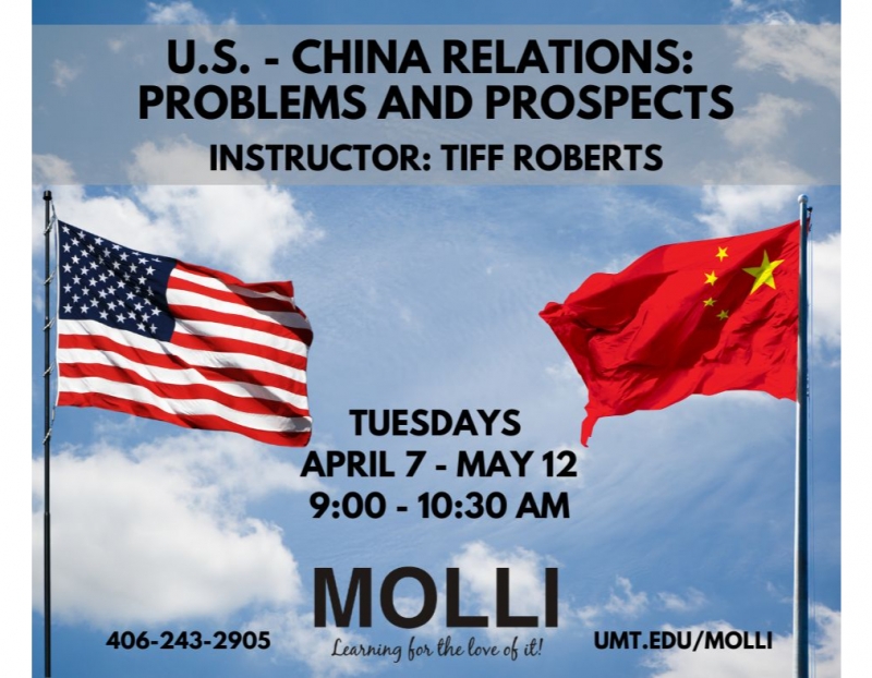Image for U.S. - China Relations: Problems and Prospects event