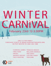 Winter Carnival - Family Fun Day! Winter Carnival - Family Fun Day!