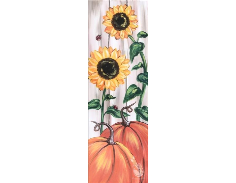 Sunny Harvest 11/18/2023 Missoula, Montana, Painting with a Twist The